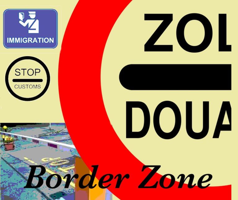 State Border Zone Sign Borders and Red Tape - Self Drive Safari Resource